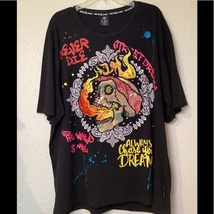 Black T Shirt Graphic Design. 4XL